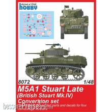 CMK 129-8072 - M5A1 Stuart Late (British) Conversion set for Tamiya