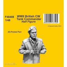 CMK 129-F48408 - WWII British CW Tank Commander / Half Figure