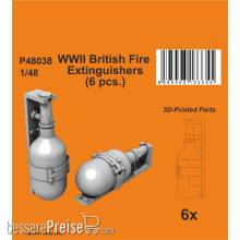 CMK 129-P48038 - WWII British Fire Extinguishers (6 pcs.)