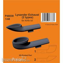CMK 129-P48039 - Lysander Exhaust (2 types) for Airfix