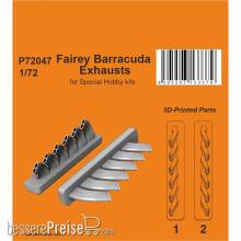 CMK 129-P72047 - Fairey Barracuda Exhausts for Special Hobby