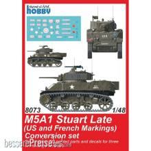 CMK 129-8073 - M5A1 Stuart Late (US Army) Conversion set for Tamiya