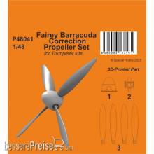 CMK 129-P48041 - Fairey Barracuda Correction Propeller Set for Trumpeter