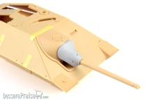 CMK 129-P35043 - Hetzer Mid + Late Saukopf Mantlet Correction (Long Type) for Academy