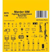 CMK 129-8075 - Marder IIIM Fighting Compartment Detail Set for Tamiya
