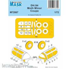 Special Hobby 100-M72067 - DH.94 Moth Minor Coupé MASK