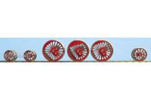 Weinert 5600 - BR 01 RP 25-Tauschradsatz mit 11,5-mm-Vorlaufrädern