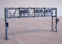 Hack Brücken 56000 - Autobahn-Mautbrücke 11cm breit, hellgrau - Typ MA1