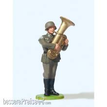 Preiser 56042 - 1:25 Wehrm. Musiker mit Baß
