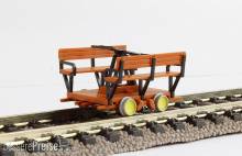 Kres 56064011 - Handhebeldraisine mit Sitzbänken, Bausatz