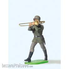 Preiser 56083 - 1:25 Wehrm. Musiker m.Posaune