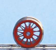 Weinert 5657 - RP 25-Tender-Radsatz mit Haftreifen, 12 Speichen und 11,5 mm Ø
