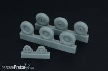 Brengun BRL48096 - Spitfire 3 spoke wheels set (3 types of tires)