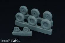 Brengun BRL48098 - Spitfire 5 spoke wheels set (3 types of tires)