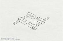 Brengun BRL32034 - WWII U S Navy Wheel chocks