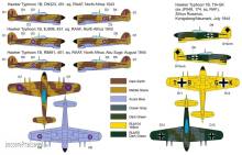 Brengun BRP72039 - Typhoon Mk Ib Car Doors-Desert and Luftwaffe trials