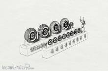 Brengun BRL144153 - Mosquito wheels