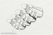 Brengun BRL48123 - C-130J engine nacells (Italeri kit)
