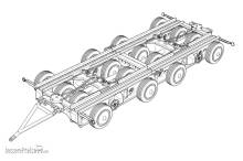 Brengun BRS144047 - Culemeyer four axles