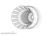 Brengun BRL48127 - F-16C-D block 42-52 P&W F100 engine nozzle (Tamiya)