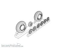 Brengun BRL72206 - DH 98 Mosquito wheels