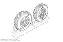 Brengun BRL72217 - F4U Corsair Diamond Thread Wheels set