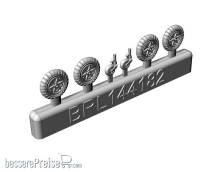 Brengun BRL144182 - Messerschmitt Bf-109 A-F wheels set (2 sets)