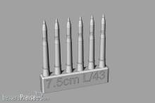 Hauler HLH72149 - 7,5cm L/43 ammo for Pz.IV ausf.G/H/J