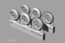Brengun BRL32053 - Spitfire 4 spoke wheels set (3 types of tires)