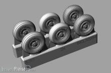 Brengun BRL32054 - Spitfire 5 spoke wheels set (3 types of tires)
