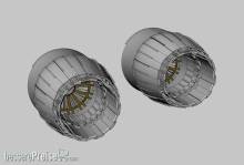 Brengun BRL72296 - MiG-29A engine nozzles