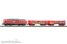 Piko 57032 - Start-Set kids Güterzug BR 218 DB AG mit zwei offenen Güterwagen Eaos