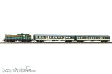 Piko 57034 - Start-Set mit Bettung SP42 mit Nahverkehrswagen PKP V