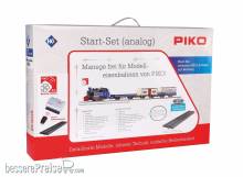 Piko 57142 - Start-Set mit Bettung Güterzug ´Roncalli´ R/C
