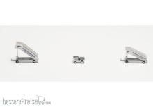 Herpa 571906 - Pan American World Airways Passagier Treppen (2) mit Zugfahrzeug(1)