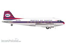Herpa 573566 - Martins Air Charter Douglas DC-3 - PH-MAA