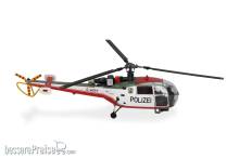 Herpa 580762 - Polizeifliegerstaffel Nordrhein-Westfalen Sud Aviation SA 319 Alouette III - D-HEFT