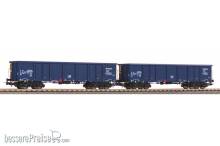 Piko 58239 - 2er Set Offene Güterwagen Eaos Axbenet VI mit Sandladung