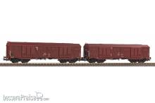 Piko 58259 - 2er Set Großraumgüterwagen 401Ka PKP V