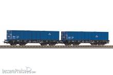 Piko 58260 - 2er Set Hochbordwagen 401Zk PKP Cargo VI