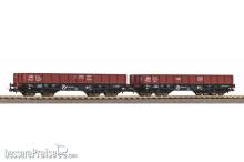 Piko 58261 - 2er Set Flachwagen 401Zb PKP IV