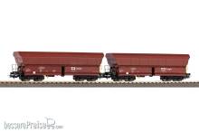 Piko 58291 - 2er Set Schüttgutwagen Falls CD Cargo VI