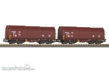 Piko 58293 - 2er Set Teleskophaubenwagen DB Cargo VI