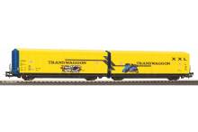 Piko 58298 - 2-er Set Himrrs44 Transwaggon VI mit Graffiti blau/gelb (PSSH)