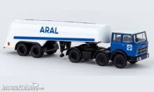 Brekina 58583 - Fiat 691 T Tank-SZ, Aral, 1970