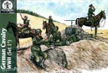 WATERLOO 1815 AP025 - Wehrmacht & Waffen Cavalary WWII, 1st v. in 1:72