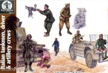 WATERLOO 1815 AP037 - Italian Tankmen, drivers+artillery crews in 1:72