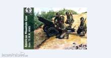 WATERLOO 1815 AP038 - American mountain gun 75 mm, WWII in 1:72