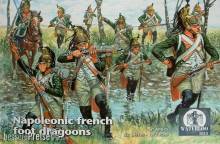 WATERLOO 1815 AP041 - Napoleonic french foot dragoons in 1:72
