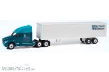 Round2 590105 - 2000er Semi Tractor Trailer Set Northtech Chemical